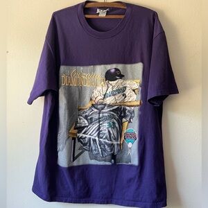 Vintage 90’s‎ Arizona Diamondback MLB logo embroidered tee